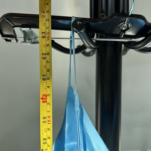 B. Darlin Maxi Slit Dress Sleeveless Women 7/8 Blue Cinderella Wedding‎ Guest - Picture 8 of 11